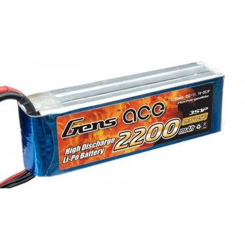 Bateria LiPo 3S 2200mAh 11.1V XT-60 25C Gens Ace