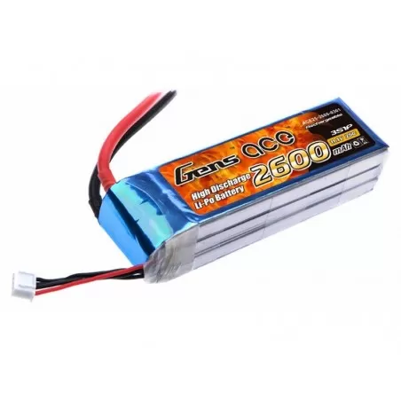 Gens ace 2500mAh 11.1V 25C 3S1P Lipo Battery
