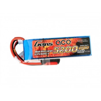 Gens ace 2500mAh 11.1V 25C 3S1P Lipo Battery