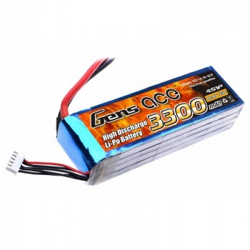 Bateria LiPo 3000mAh 14.8V 35C 4S1P Gens Ace