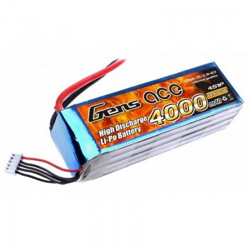 Bateria LiPo 3000mAh 14.8V 35C 4S1P Gens Ace