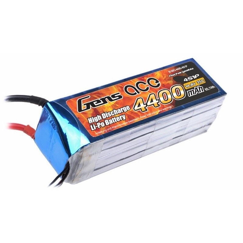 Bateria LiPo 3000mAh 14.8V 35C 4S1P Gens Ace