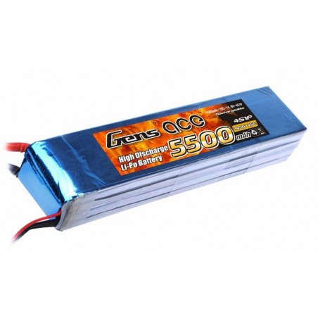 Bateria LiPo 3000mAh 14.8V 35C 4S1P Gens Ace