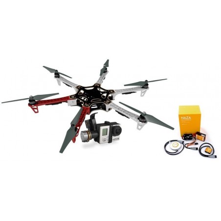 F550 + NAZA-M V2 + GPS + Gimbal H3-3D + Podwozie