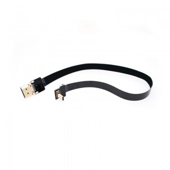 Ultra Thin Mini HDMI to Standard HDMI Flat Ribbon Cable 50cm - Pilotfly