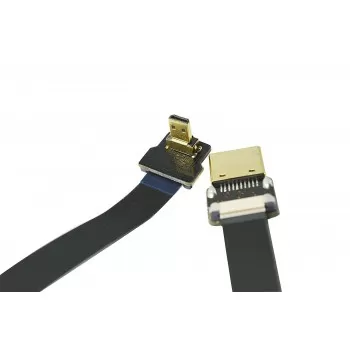 Kabel taśmowy Micro HDMI (odwrotny) - HDMI (50cm) - Pilotfly