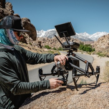 Dwuręczny uchwyt Katana dla Inspire 2 - PolarPro