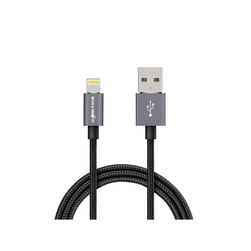 BlitzWolf Lightning Cable Apple MFI Certified 1m