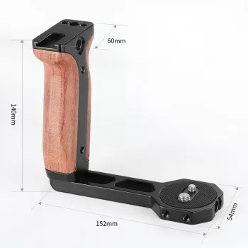 SmallRig Universal Wooden Side Handle for RoninS/Zhiyun Crane Series Handheld Gimbal 2222