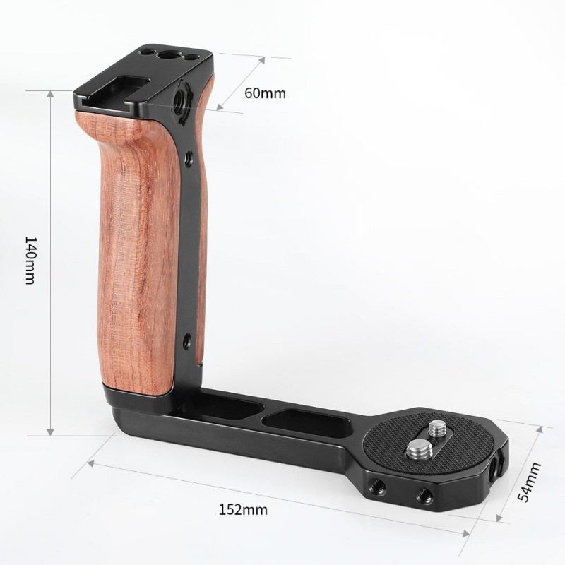 SmallRig Universal Wooden Side Handle for RoninS/Zhiyun Crane Series Handheld Gimbal 2222