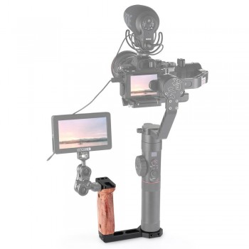 SmallRig Universal Wooden Side Handle for RoninS/Zhiyun Crane Series Handheld Gimbal 2222