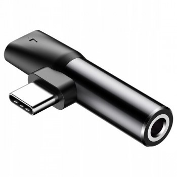 Adapter Audio Baseus USB Typ C do Mini Jack 3.5mm i USB Type C