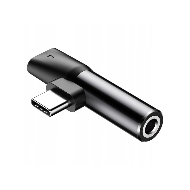 Adapter Audio Baseus USB Typ C do Mini Jack 3.5mm i USB Type C