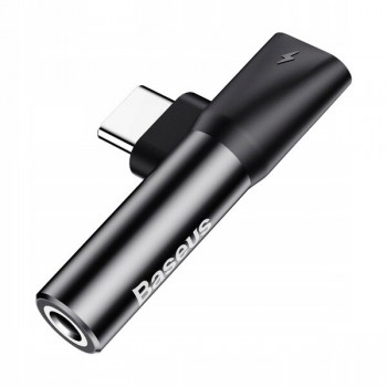 Adapter Audio Baseus USB Typ C do Mini Jack 3.5mm i USB Type C