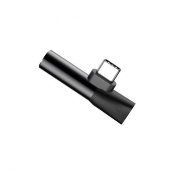 Adapter Audio Baseus USB Typ C do Mini Jack 3.5mm i USB Type C
