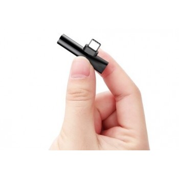 Adapter Audio Baseus USB Typ C do Mini Jack 3.5mm i USB Type C