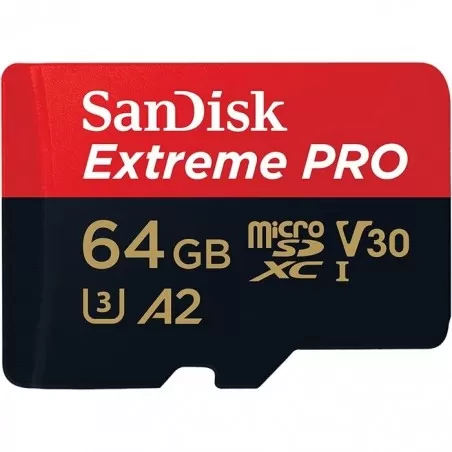 SanDisk Extreme microSDXC UHS-I 64GB 100MB/s 667x