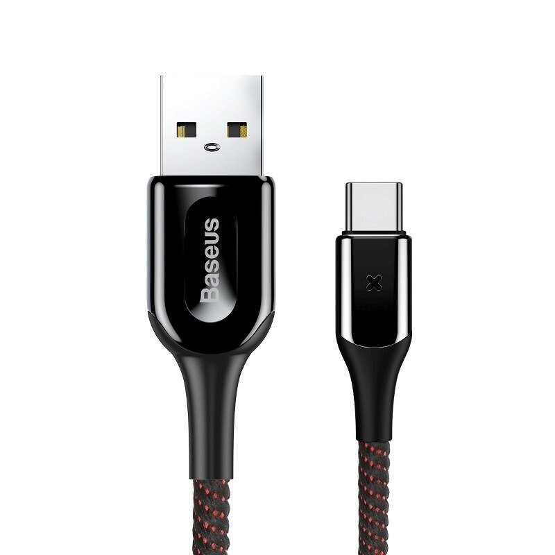 Kabel z diodą LED USB-USB typ C (2m) - Baseus