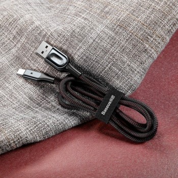 Kabel z diodą LED USB-USB typ C (2m) - Baseus