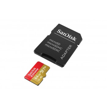 SanDisk Extreme microSDXC UHS-I 64GB 100MB/s 667x