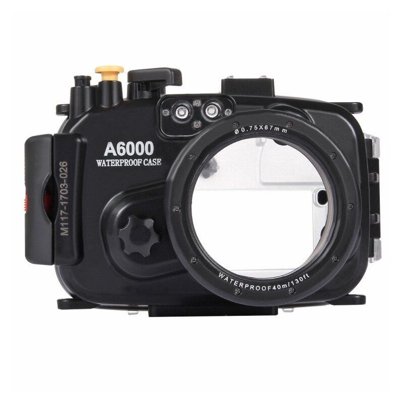 40m Underwater Depth Diving Case Waterproof Camera Housing for Sony A6000 - PULUZ
