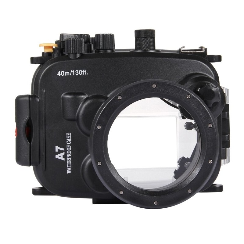 40m Underwater Depth Diving Case Waterproof Camera Housing for Sony A7/A7S/A7R - PULUZ