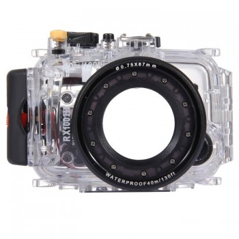 40m Underwater Depth Diving Case Waterproof Camera Housing for Sony RX100 III - PULUZ