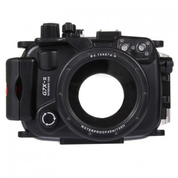 40m Underwater Depth Diving Case Waterproof Camera Housing for  Canon G7 X II - PULUZ