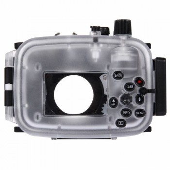 40m Underwater Depth Diving Case Waterproof Camera Housing for  Canon G7 X II - PULUZ