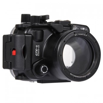 40m Underwater Depth Diving Case Waterproof Camera Housing for  Canon G7 X II - PULUZ