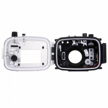 40m Underwater Depth Diving Case Waterproof Camera Housing for  Canon G7 X II - PULUZ