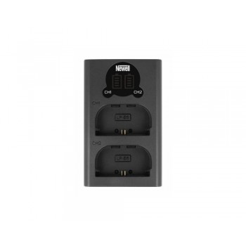 Ładowarka dwukanałowa DL-USB-C do akumulatorów LP-E6 - Newell
