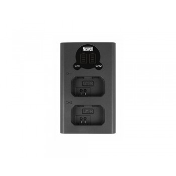 Ładowarka dwukanałowa DL-USB-C do akumulatorów NP-FW50 - Newell
