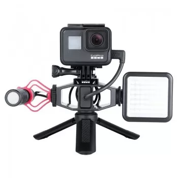 Mocowanie mikrofonu i lampy LED dla GoPro - VIJIM