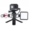 Mocowanie mikrofonu i lampy LED dla GoPro - VIJIM