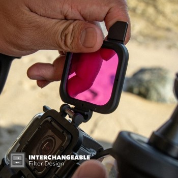 Filtry wodne dla GoPro (red i magenta) - PolarPro