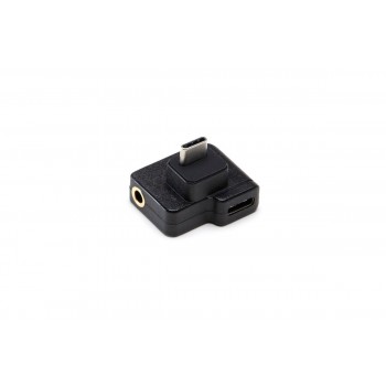 Adapter mikrofonowy 3.5mm i USB-C Cynova - Osmo Action - 1