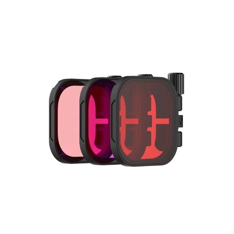 Filtry wodne dla GoPro HERO8 Black (snorkel, red i magenta) - PolarPro - 1