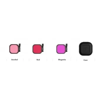 Filtry wodne dla GoPro HERO8 Black (snorkel, red i magenta) - PolarPro - 2