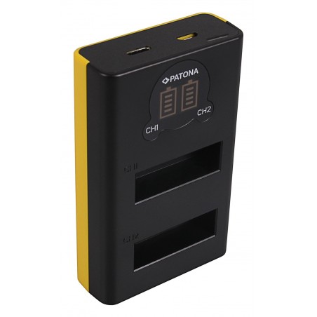 PATONA Dual LCD USB Charger for Osmo Action