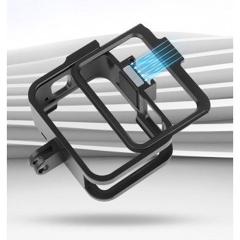 Ramka Montażowa 2x zimna stopka dla GoPro HERO8 Black - 7