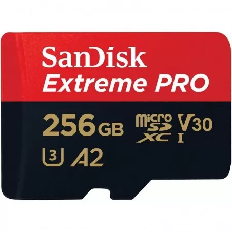 SanDisk Extreme PRO Micro SDXC 256GB 200/140 MB/s UHS-I U3