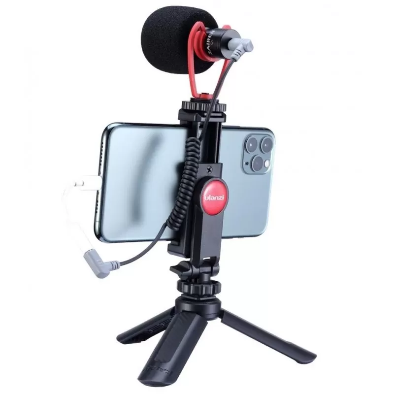 Zestaw dla Vogera Youtubera z Mikrofonem i Statywem - 1 Zestaw dla Vogera Youtubera z Mikrofonem i Statywem - 1