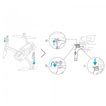 Przedłużenia podwozia dla Mavic Air 2 - PGYTECH - 4