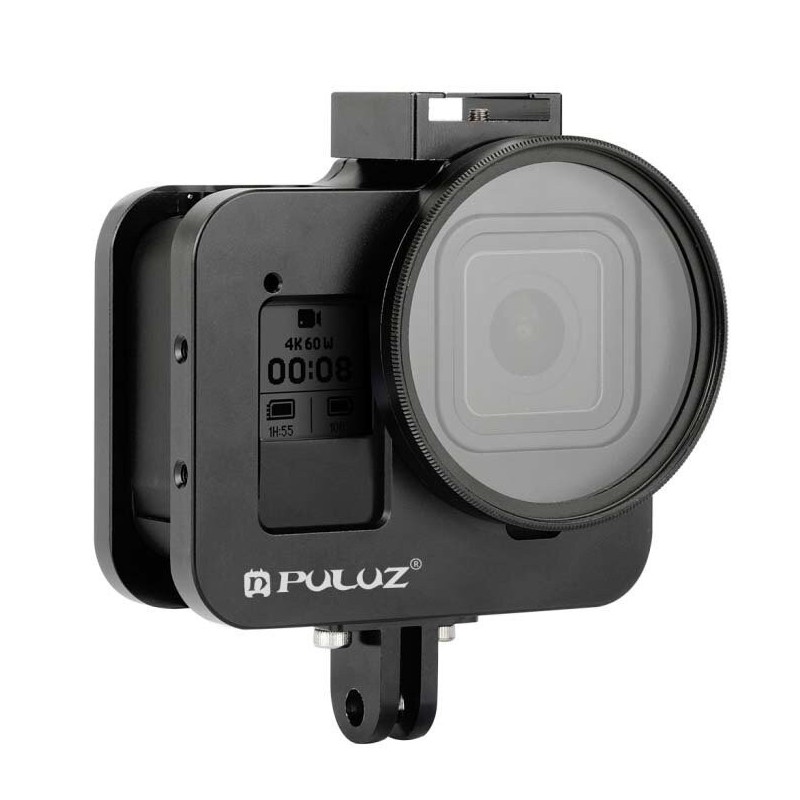 Aluminiowa klatka z filtrem UV 52 mm do GoPro Hero 8 Black - 1
