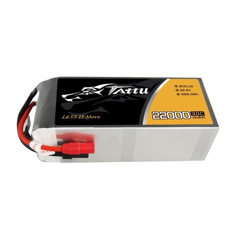 Bateria LiPo 22000mAh 22.2V 30C TATTU Gens Ace