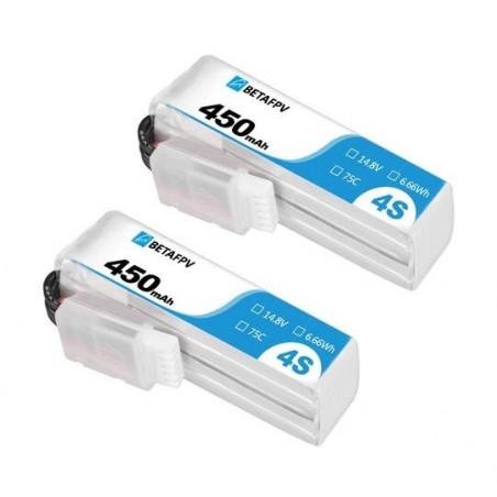 450mAh 4S 75C Lipo Battery (2PCS)