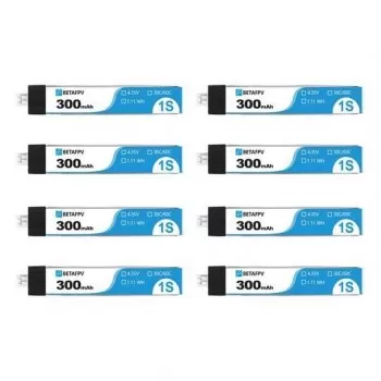 Baterie PH2.0 300mAh 1S 30C (8 szt) - BETAFPV - 1