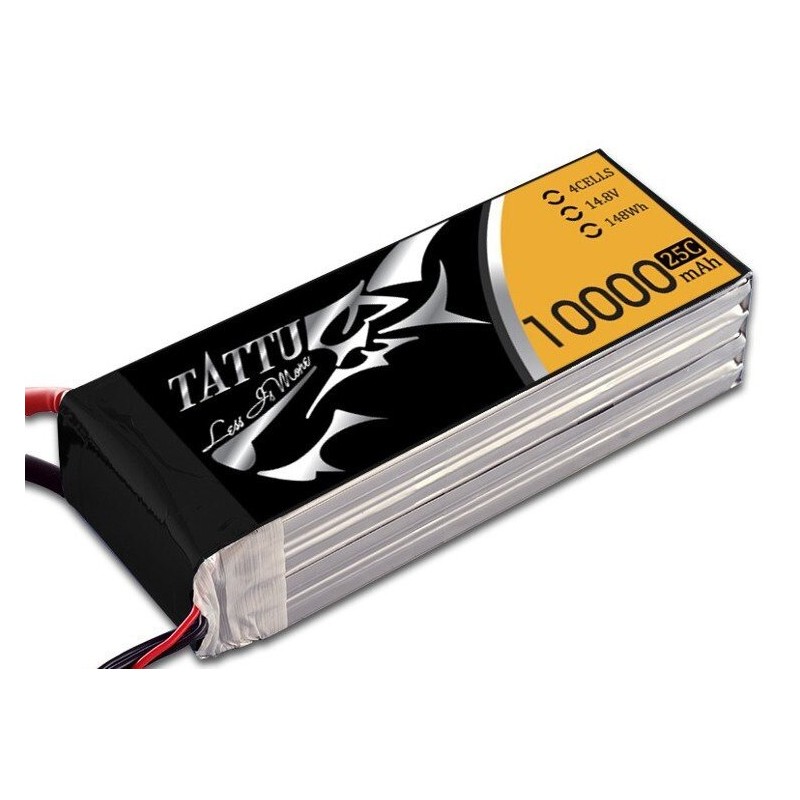 Lipo 6S 10 000 25C TATTU-6S-BATERIE LIPO