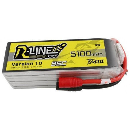 Tattu R-Line 5100mAh 22.2V 95C 6S1P